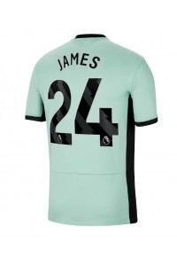 Chelsea Reece James #24 Jalkapallovaatteet Kolmaspaita 2023-24 Lyhythihainen